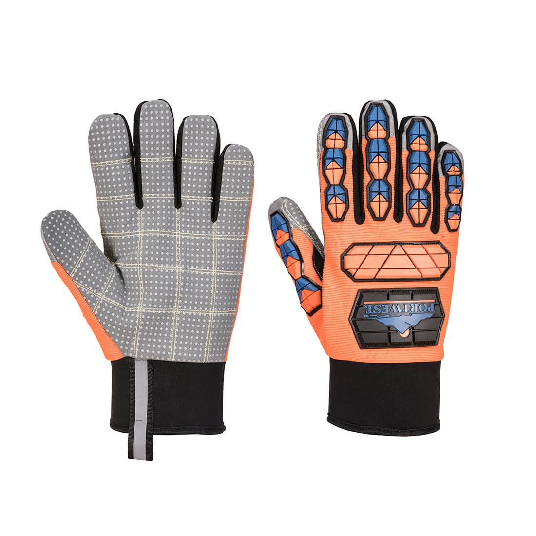 A726 - Luva Aqua-Seal Pro Laranja/Azul
